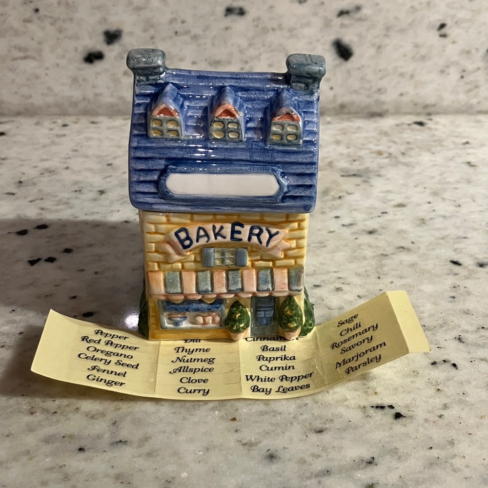 Vintage Avon Cottage Collection Spice Holder